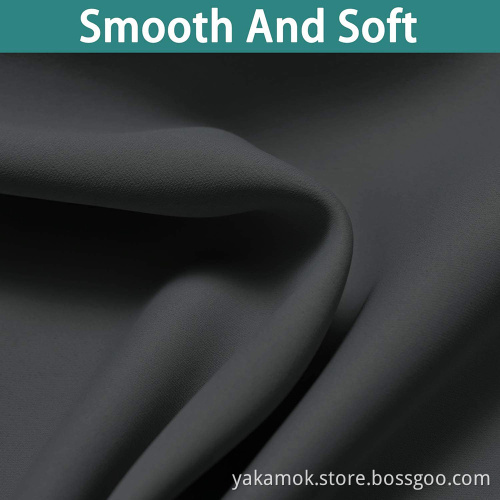 Dark Grey 100% Blackout Curtains